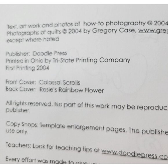 3-D Explosion Quilting Book Simply Fabulous Art Quilt Illusions Cara Gulati - Picture 4 of 9